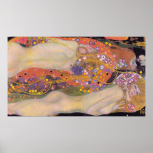 Gustav Klimt - Water Serpents II Poster