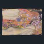 Gustav Klimt - Water Serpents II Tea Towel<br><div class="desc">Water Serpents II / Wasserschlangen II - Gustav Klimt,  Oil on canvas,  1904-1907</div>