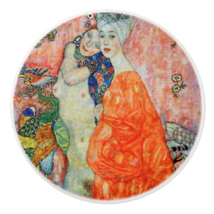 Gustav Klimt - Women Friends Ceramic Knob