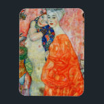 Gustav Klimt - Women Friends Magnet<br><div class="desc">Women Friends - Gustav Klimt,  Oil on Canvas,  1916-17 (destroyed in 1945)</div>