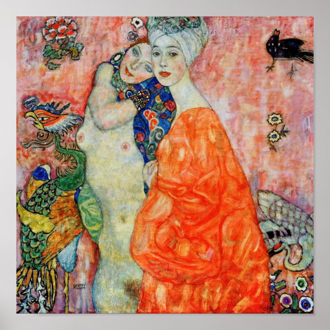 Gustav Klimt - Women Friends Poster (Front)