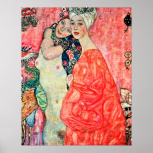 Gustav Klimt - Women Friends Poster