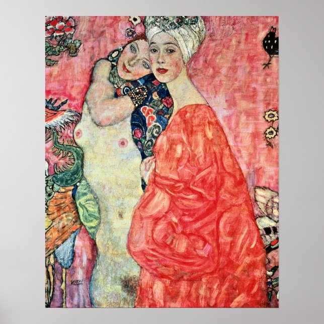 Gustav Klimt - Women Friends Poster (Front)