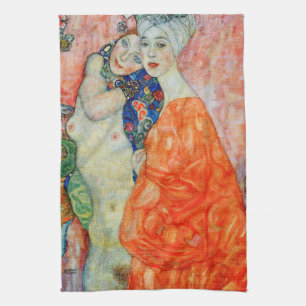 Gustav Klimt - Women Friends Tea Towel