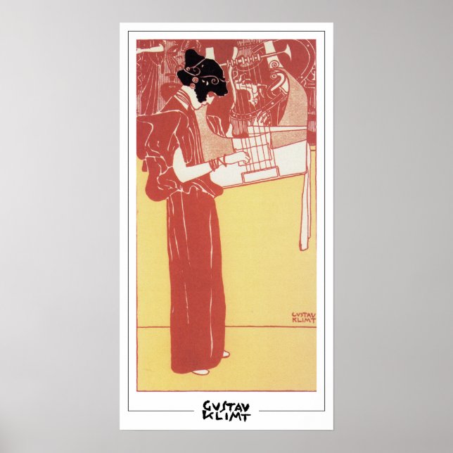 Gustav Klimt Zedign Art Poster #48 (Front)