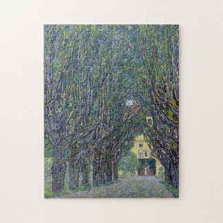 Gustav Klimt's Allee at Schloss Kammer painting. Jigsaw Puzzle