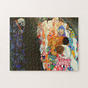Gustav Klimt's Death and Life painting. Jigsaw Puzzle