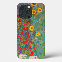 Gustav Klimt's Farm Garden with Sunflowers