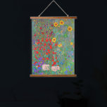 Gustav Klimt's Farm Garden with Sunflowers   Hanging Tapestry<br><div class="desc">Gustav Klimt's Farm Garden with Sunflowers  Hanging Tapestry.</div>