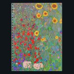 Gustav Klimt's Farm Garden with Sunflowers Notebook<br><div class="desc">Gustav Klimt's Farm Garden with Sunflowers   notebook.</div>