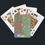 Gustav Klimt's Farm Garden with Sunflowers Playing Cards<br><div class="desc">Gustav Klimt's Farm Garden with Sunflowers Playing Cards .</div>