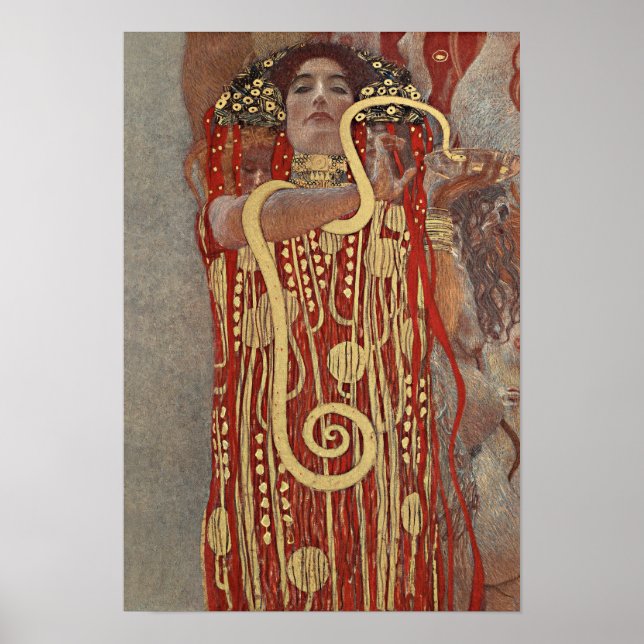 Gustav Klimt's Hygieia Poster (Front)