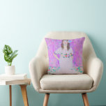 Gustav Klimt's Mäda Primavesi paintng   Cushion<br><div class="desc">Gustav Klimt's Mäda Primavesi paintng Throw Pillow.</div>