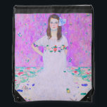 Gustav Klimt's Mäda Primavesi paintng   Drawstring Bag<br><div class="desc">Gustav Klimt's Mäda Primavesi paintng Drawstring bag.</div>