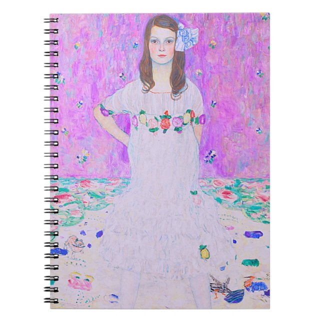 Gustav Klimt's Mäda Primavesi paintng   Notebook (Front)