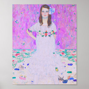 Gustav Klimt's Mäda Primavesi paintng  Poster