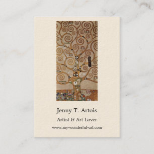 Gustav Klimt's Painting "The Tree of Life"  (1909) Business Card