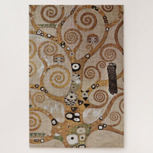 Gustav Klimt's Painting "The Tree of Life" (1909) Jigsaw Puzzle