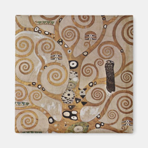 Gustav Klimt's Painting "The Tree of Life"  (1909) Magnet