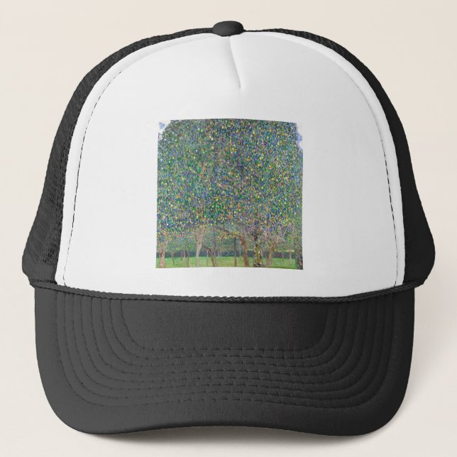Gustav Klimt's Pear Tree (1903) famous painting. Trucker Hat (Front)