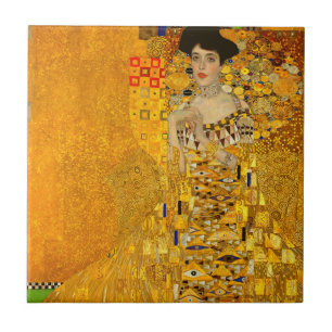 Gustav Klimt's Portrait of Adele Bloch-Bauer I  Ceramic Tile