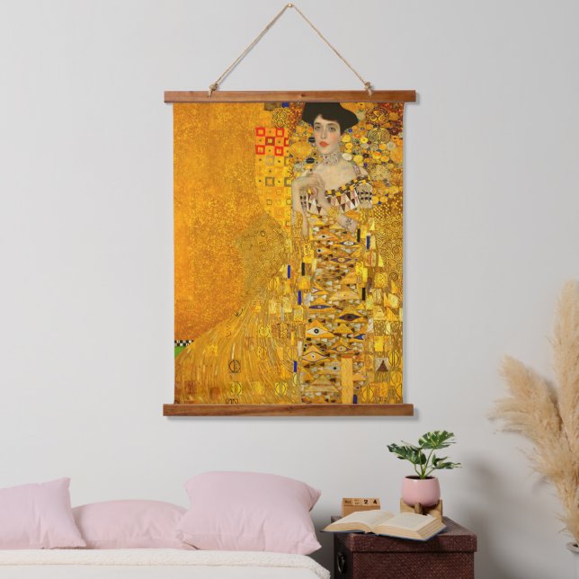 Gustav Klimt's Portrait of Adele Bloch-Bauer I  Hanging Tapestry (Bedroom)