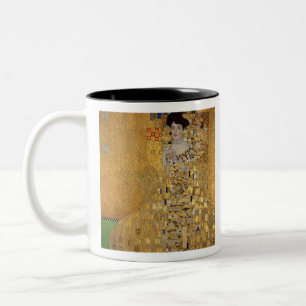 Gustav Klimt's Portrait of Adele Bloch-Bauer Two-Tone Coffee Mug