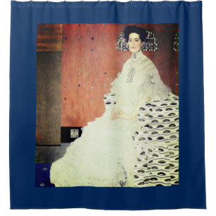 GUSTAV KLIMT'S SHOWER CURTAIN IN BLUE
