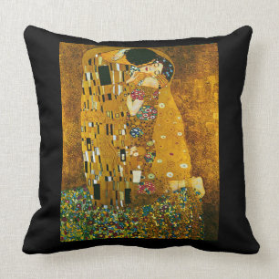 Gustav Klimt's "The Kiss" Art Pillow