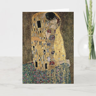 Gustav Klimt's The Kiss Detail (circa 1908) Card
