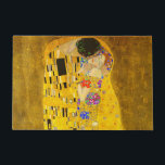 Gustav Klimt's The Kiss famous painting Doormat<br><div class="desc">Gustav Klimt's The Kiss famous painting Doormat.
Famous Gustav Klimt painting.</div>