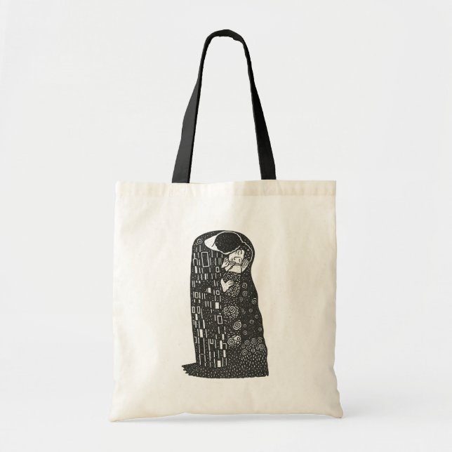 Gustav Klimt's The Kiss Tote Bag (Front)