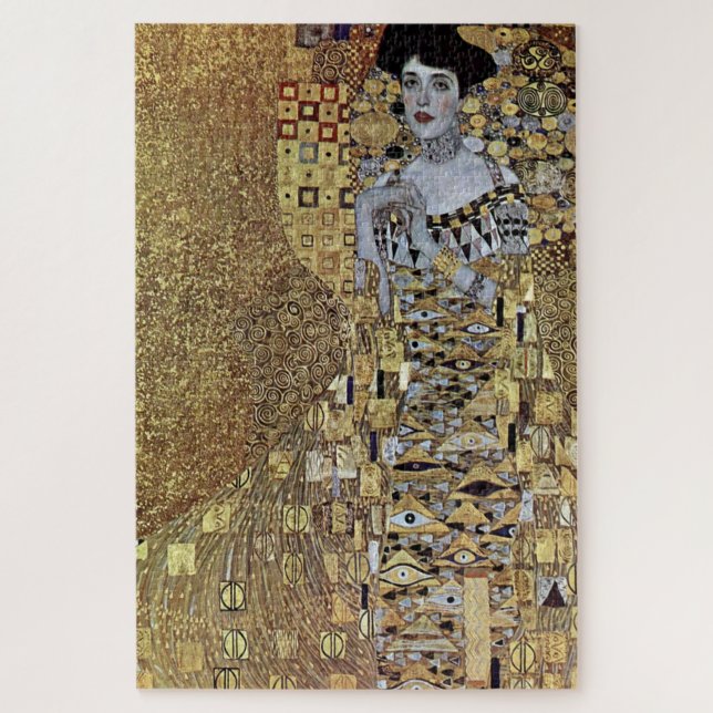 Gustav Klimt's The Lady in Gold, Adele Bloch-Bauer Jigsaw Puzzle (Vertical)