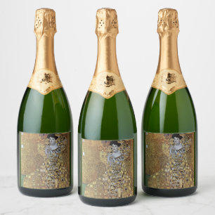 Gustav Klimt's The Lady in Gold, Adele Bloch-Bauer Sparkling Wine Label
