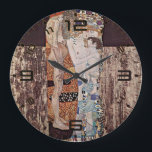Gustav Klimt's The Three Ages of the Woman Large Clock<br><div class="desc">Time slows when art speaks to the heart. This Klimt-inspired wall clock wraps your space in warmth,  love,  and meaning,  turning every glance into a quiet moment of calm. Golden Art Nouveau details elevate your home while reminding you what truly matters—connection,  beauty,  and time well spent.</div>