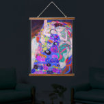 Gustav Klimt's The Virgin (1913) famous painting. Hanging Tapestry<br><div class="desc">Gustav Klimt's The Virgin (1913) famous painting. Hanging Tapestry.</div>