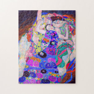 Gustav Klimt's The Virgin (1913) famous painting. Jigsaw Puzzle