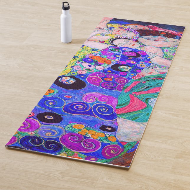 Gustav Klimt's The Virgin (1913) famous painting.  Yoga Mat (In Situ)