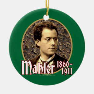 Gustav Mahler Ceramic Tree Decoration