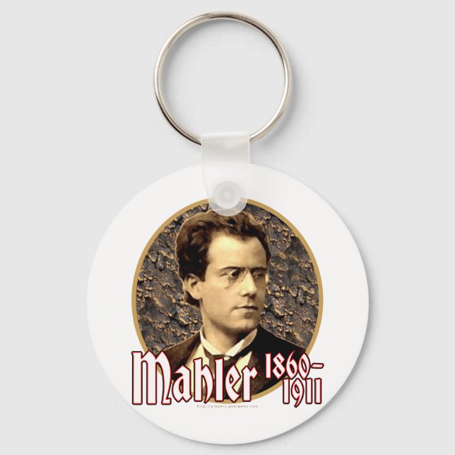 Gustav Mahler Key Ring (Front)