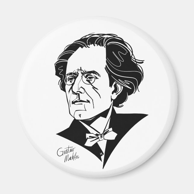 Gustav Mahler Magnet (Front)