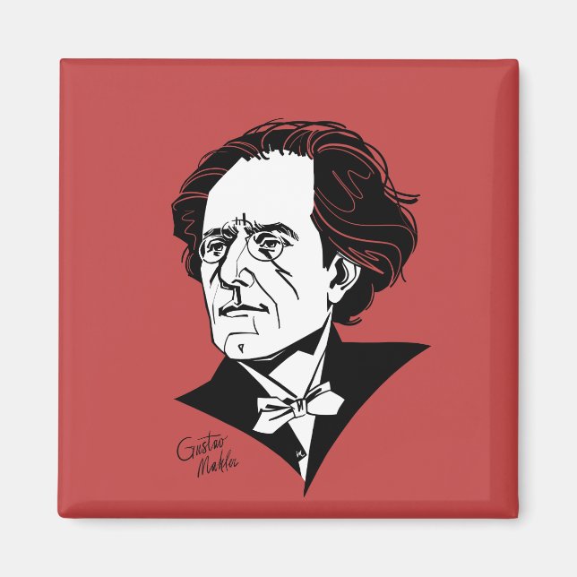 Gustav Mahler Magnet (Front)