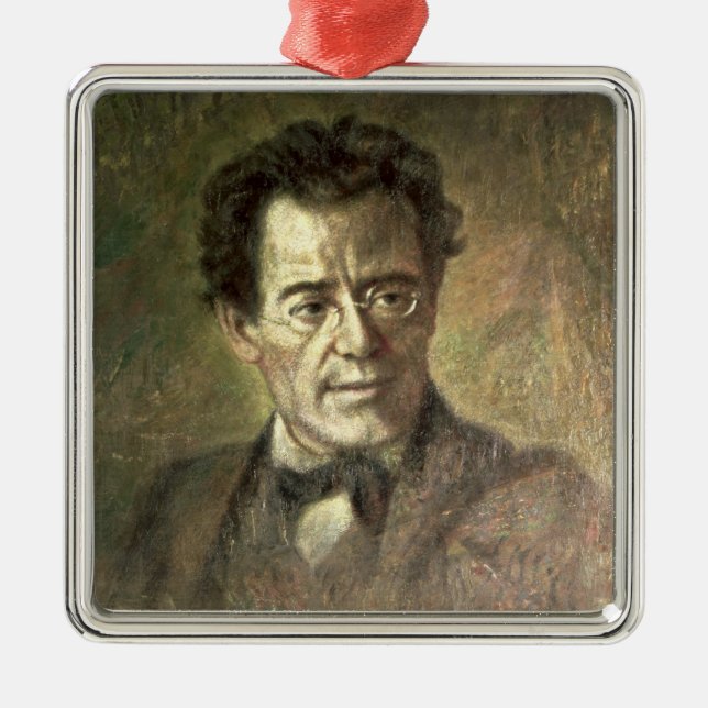 Gustav Mahler Metal Ornament (Front)