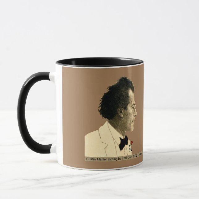 Gustav Mahler Mug (Left)