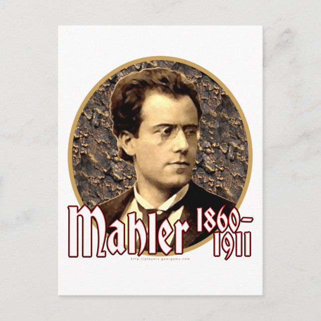 Gustav Mahler Postcard (Front)