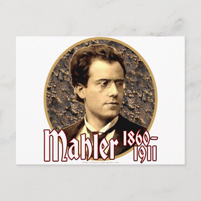Gustav Mahler Postcard (Front)