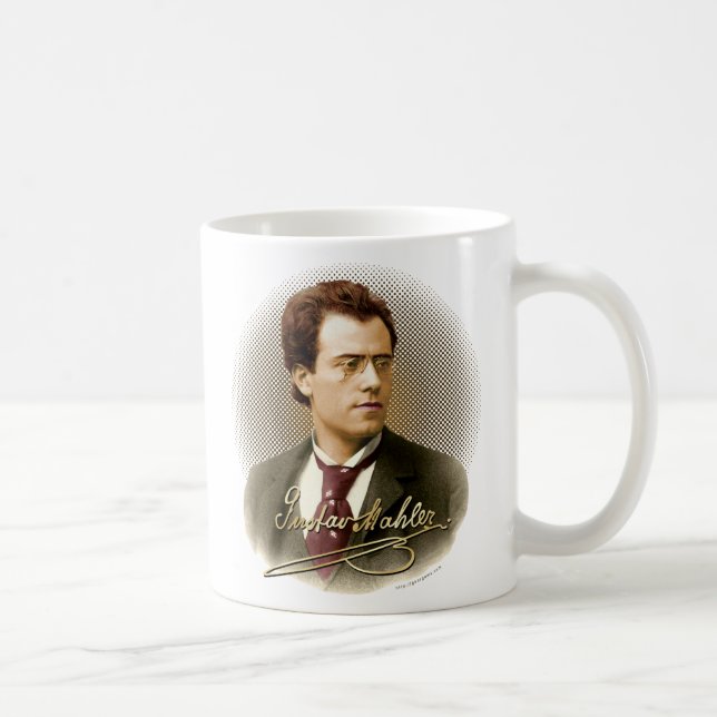 Gustav Mahler Signature Coffee Mug (Right)