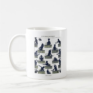 Gustav Mahler Silhouette by Otto Böhler Coffee Mug