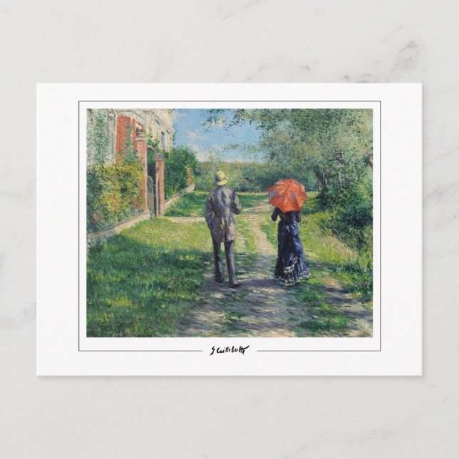 Gustave Caillebotte #14 - Fine Art Postcard (Front)