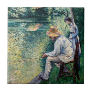 Gustave Caillebotte - Angling Ceramic Tile